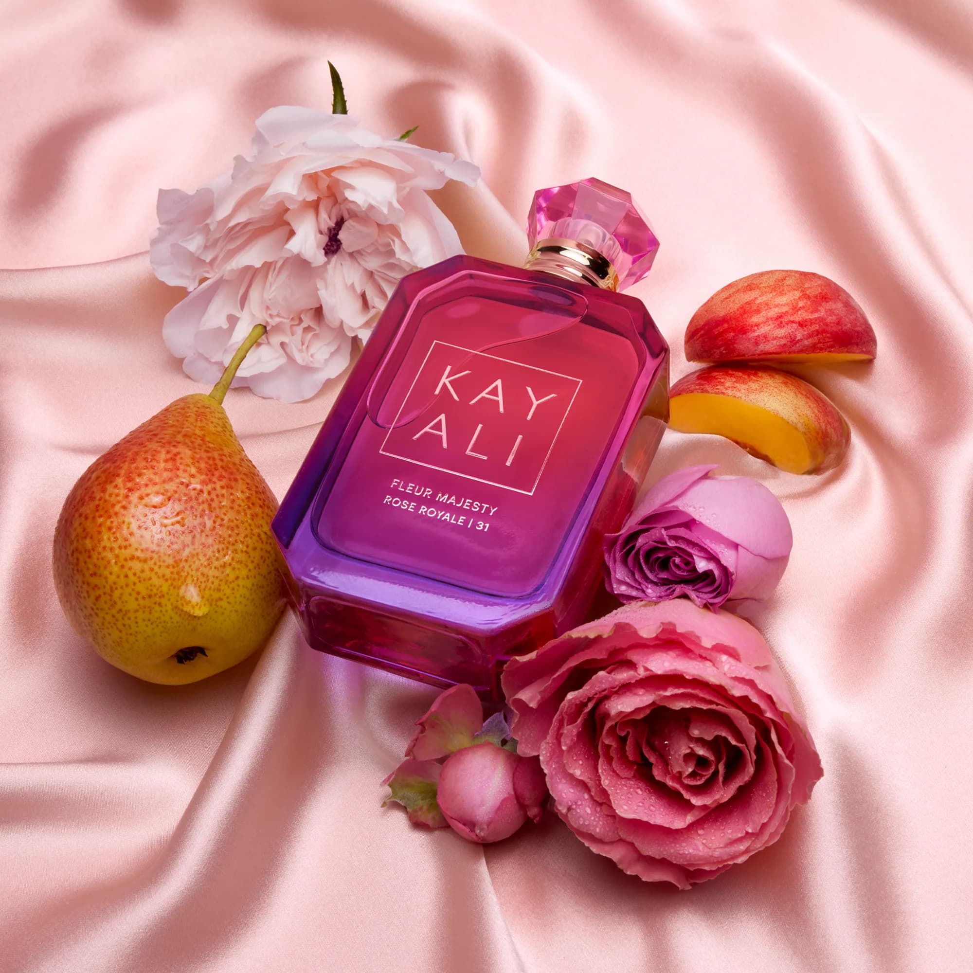 Kayali Fleur Majesty Rose Royale perfume bottle